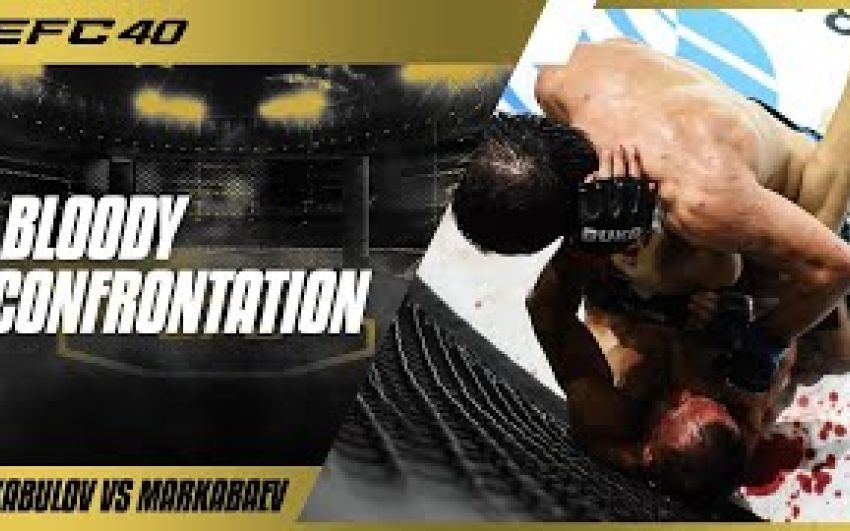 Видео боя Тамерлан Кабулов – Азамат Маркабаев EFC 40