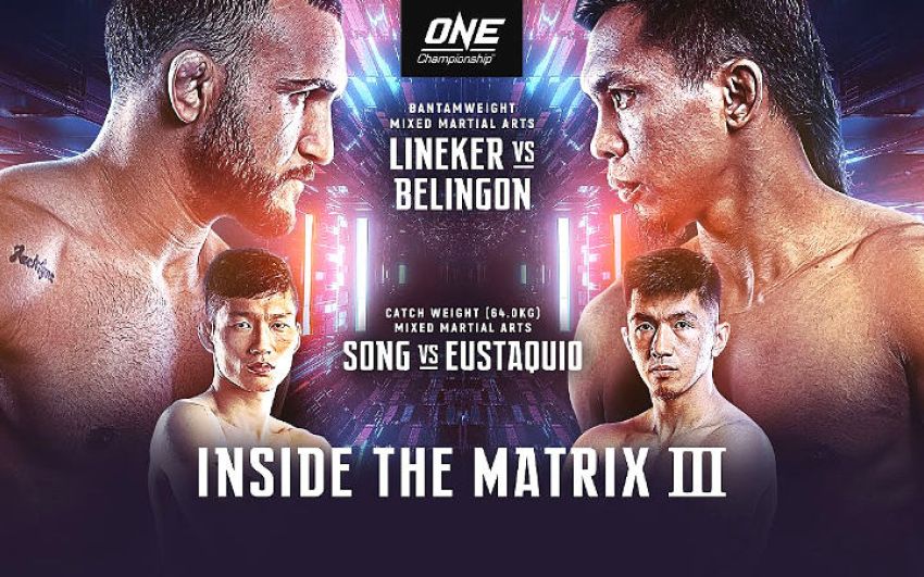 Прямая трансляция ONE Championship: Inside the Matrix 3: Джон Линекер – Кевин Белингон