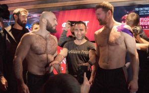 Результаты взвешивания участников турнира Fight Nights Global 90: Исмаилов - Минеев
