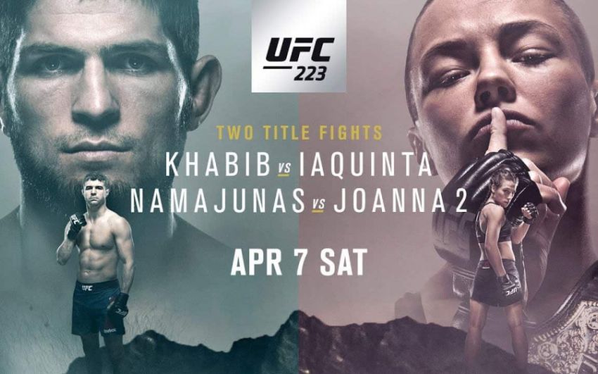 Видео боев турнира UFC 223