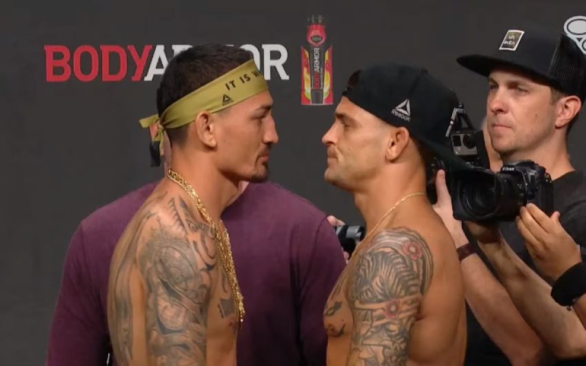 Церемония взвешивания участников UFC 236: Макс Холлоуэй - Дастин Порье 2
