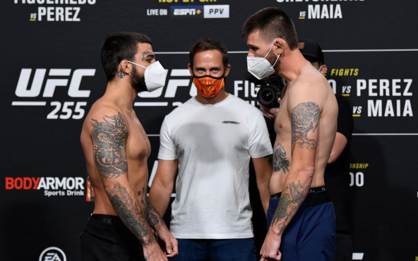 Видео боя Тим Минс - Майк Перри UFC 255