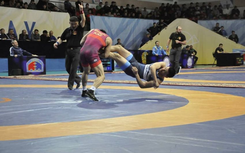 Результаты чемпионата Казахстана по вольной борьбе до 23 лет