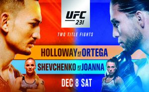Файткард турнира UFC 231: Макс Холлоуэй - Брайан Ортега
