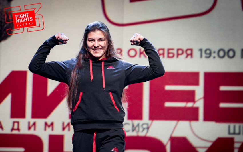 Видео боя Дженей Хардинг - Марина Мохнаткина Bellator 219