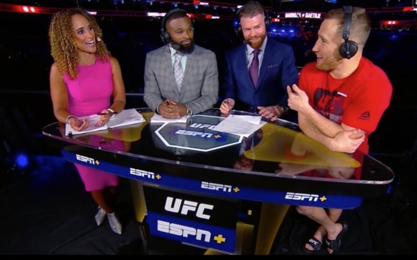 Джастин Гэтжи раскритиковал работу Пола Фелдера на UFC on ESPN 2
