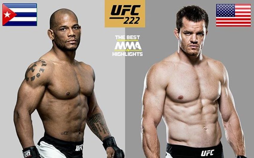 Видео боя Си Би Долловэй - Гектор Ломбард UFC 222