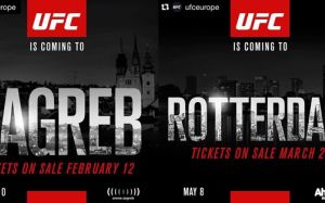 UFC анонсировала весенние турниры в Загребе и Роттердаме