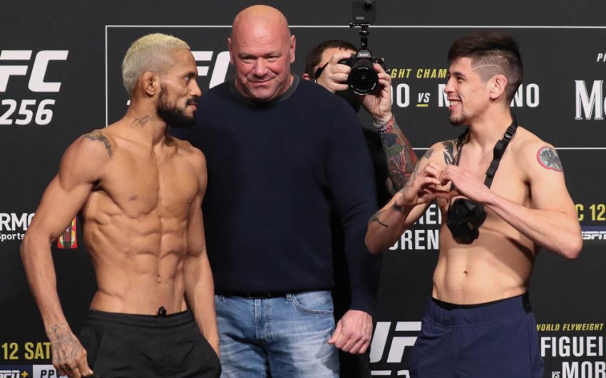 Видео боя Дейвисон Фигейреду - Брэндон Морено UFC 256