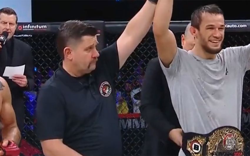 Видео боя Усман Нурмагомедов - Патрики Фрейре Bellator 288