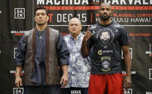 Видео "Битвы взглядов" участников турнира Bellator 213: Мачида - Карвальо