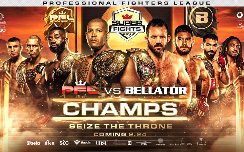 Прямая трансляция турнира PFL vs Bellator