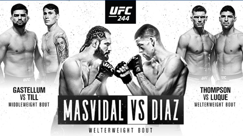 Где смотреть UFC 244: Хорхе Масвидаль - Нейт Диас