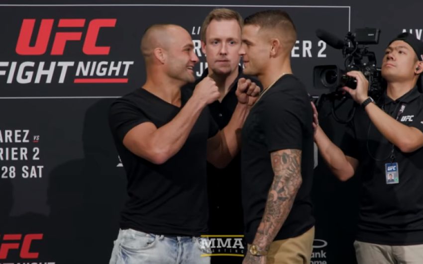Битва взглядов участников турнира UFC on FOX 30: Альварес - Порье II