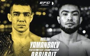 Видео боя Бурсуманкул Абдибаит - Руслан Яманбаев EFC 38