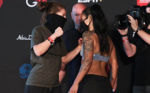 Видео боя Ванесса Мело - Сара Морас UFC on ABC 1