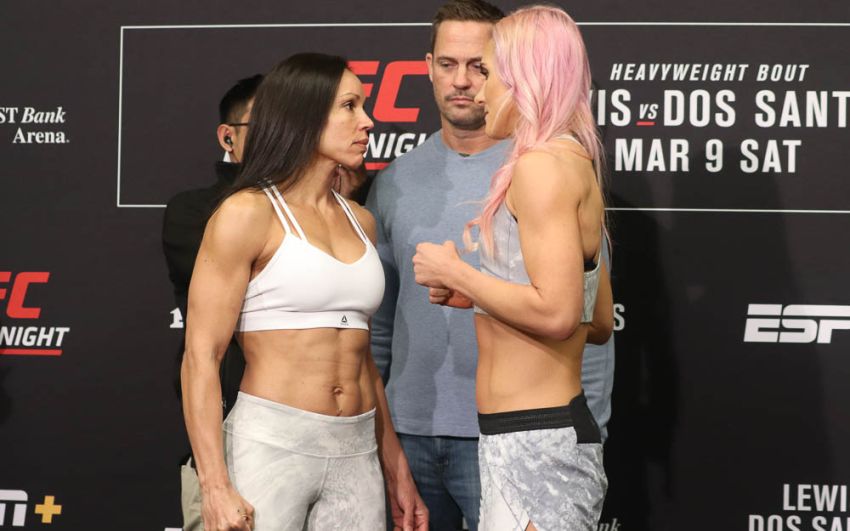 Видео боя Мэрион Рено - Яна Куницкая UFC Fight Night 146