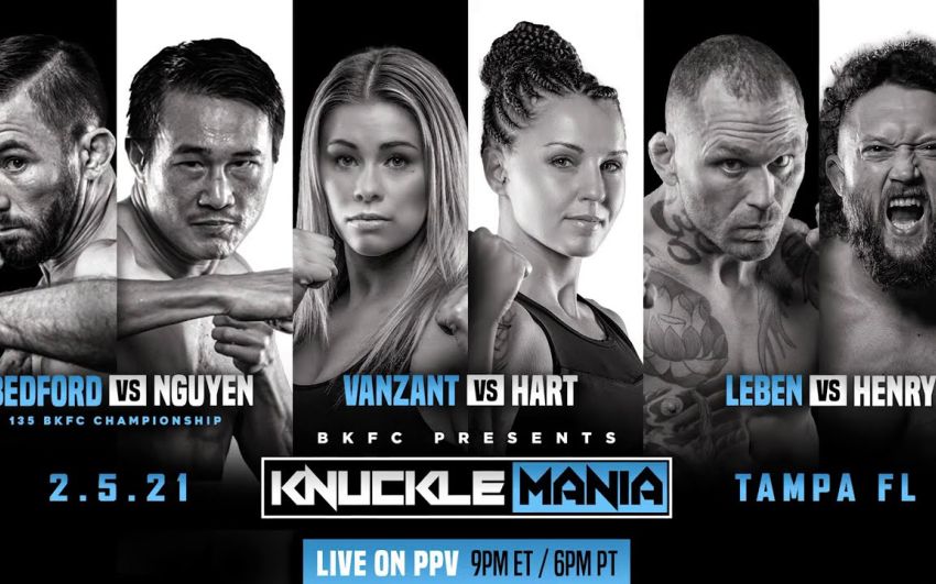 Прямая трансляция BKFC: Knuckle Mania: Пейдж Ванзант – Британ Харт