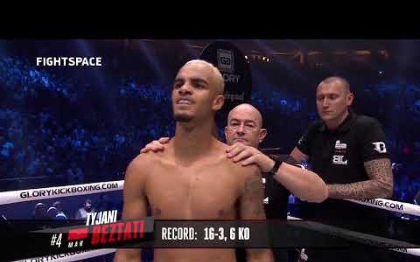 Видео боя Тутжани Безтади - Кристиан Байя GLORY 59