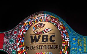 Пояс WBC, который разыграется 16 сентября между Альваресом и Головкиным.