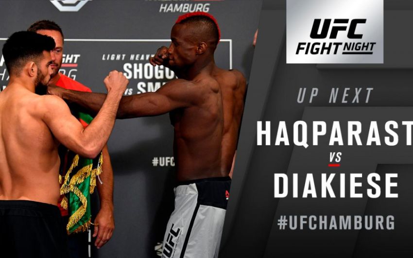 Видео боя Насрат Хакпараст - Марк Диакисе UFC Fight Night 134