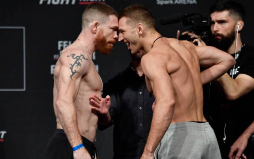 Видео боя Пол Фелдер - Дэн Хукер UFC Fight Night 168