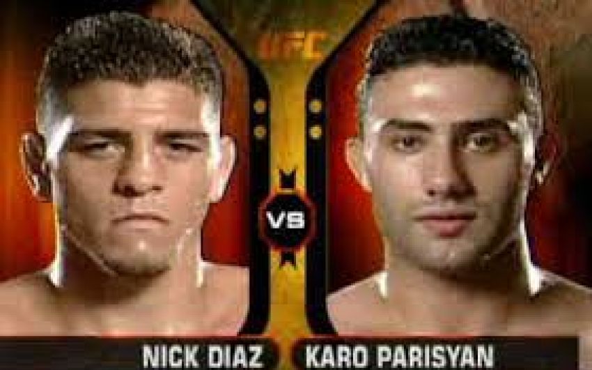 Видео боя Каро Парисян - Ник Диас UFC 49