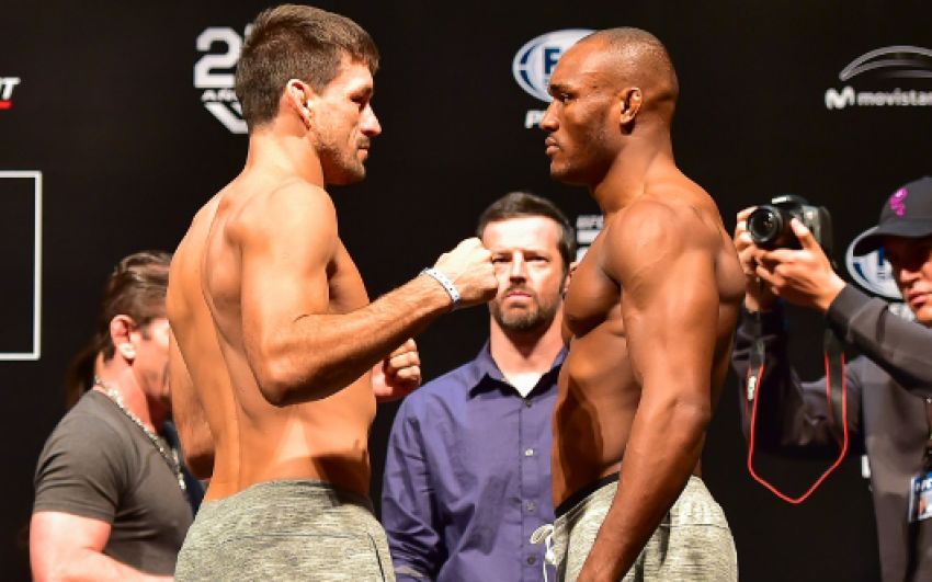 Видео боя Демиан Майя - Камару Усман UFC Fight Night 129