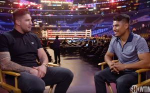 Интервью Майки Гарсии Брендану Шаубу в программе "BELOW THE BELT" на канале SHOWTIME 