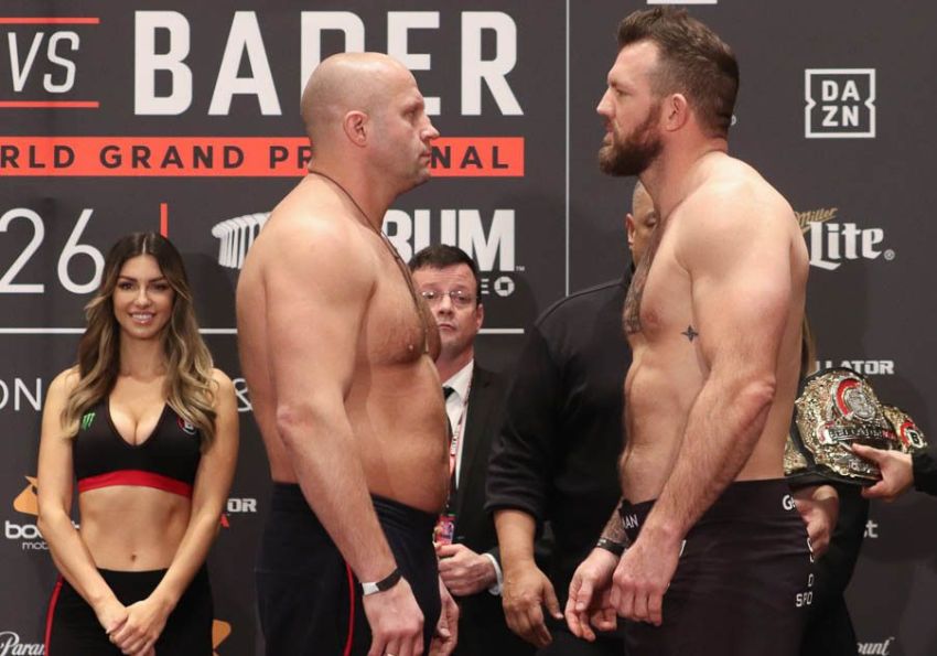 Райан Бейдер за 35 секунд нокаутировал Федора Емельяненко на турнире Bellator 214