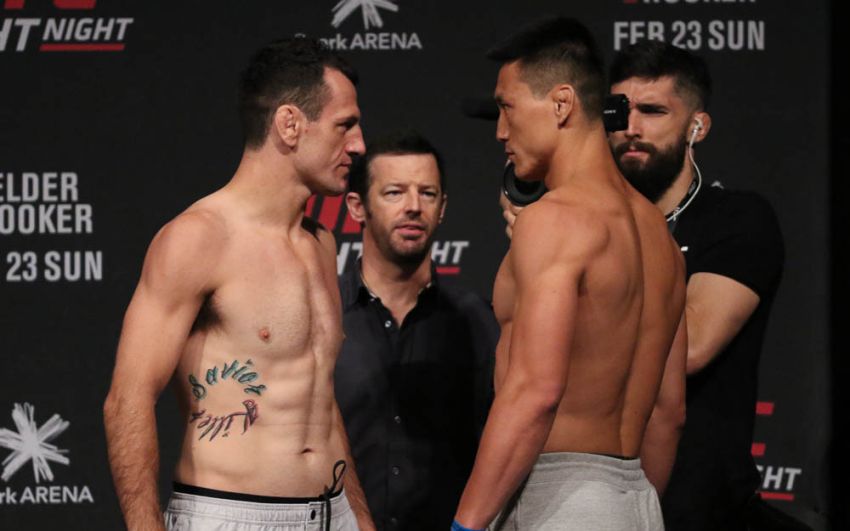Видео боя Сонг Кенан - Каллан Поттер UFC Fight Night 168