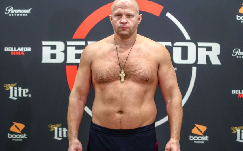 Промоушен Bellator исключил Федора Емельяненко из рейтинга тяжеловесов