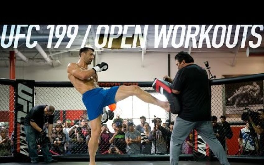 Открытая тренировка перед UFC 199