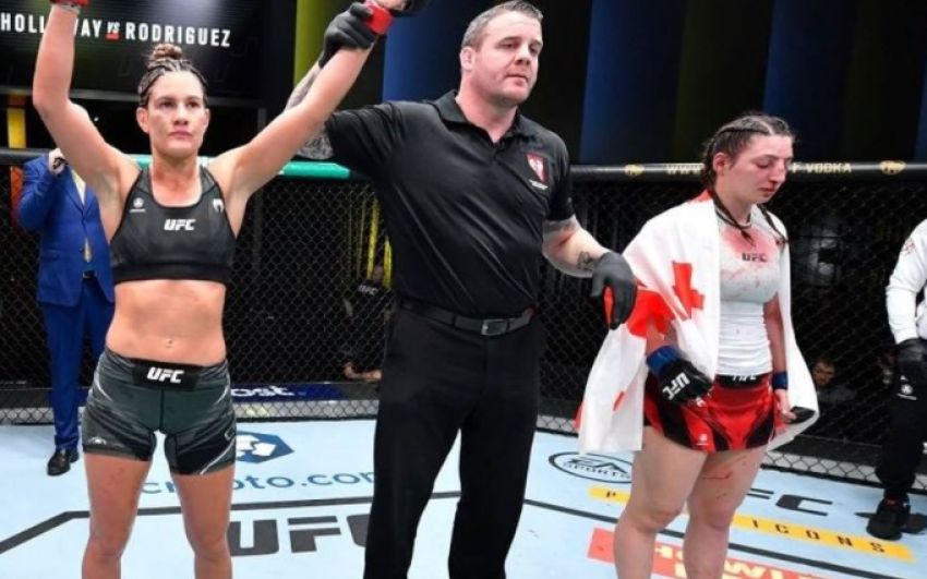 Лиана Джоджуа прокомментировала поражение на UFC Fight Night 197
