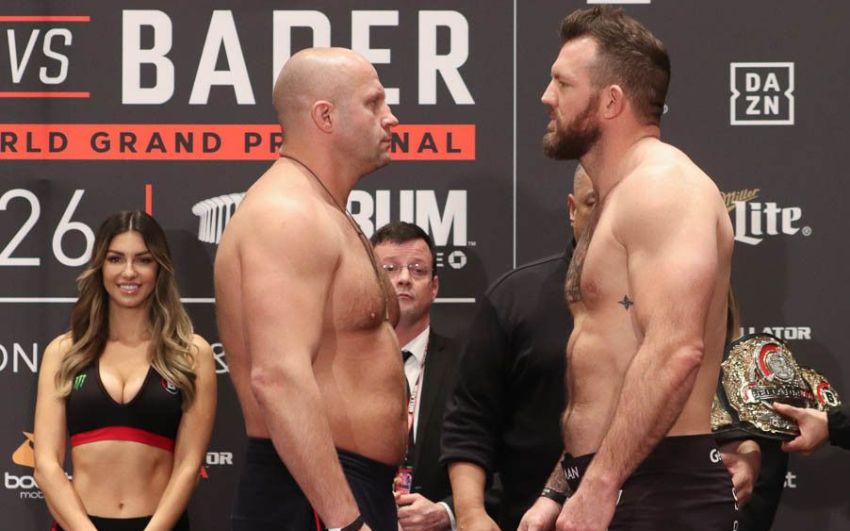 Райан Бейдер за 35 секунд нокаутировал Федора Емельяненко на турнире Bellator 214