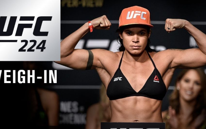 Взвешивание UFC 224. Прямая трансляция