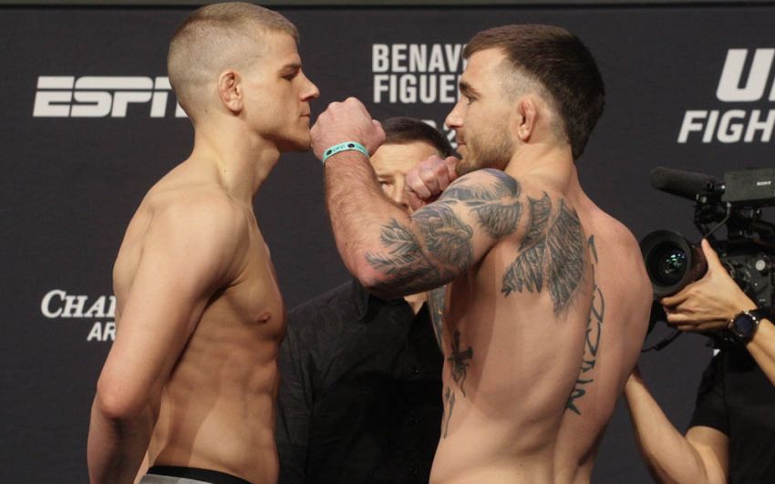 Видео боя Грант Доусон - Деррик Миннер UFC Fight Night 169