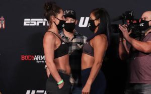 Видео боя Джессика Ай - Синтия Калвилльо UFC on ESPN 10