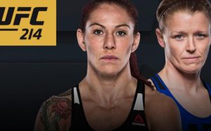 Видео боя Кристин Сайборг Жусино - Тоня Эвинджер UFC 214