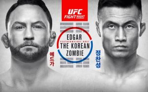 UFC Fight Night 165 Фрэнки Эдгар - "Корейский Зомби". Смотреть онлайн прямой эфир