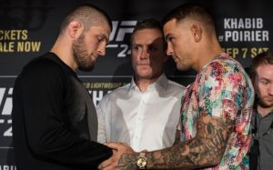 Прямая трансляция пресс-конференции UFC 242: Хабиб Нурмагомедов - Дастин Порье