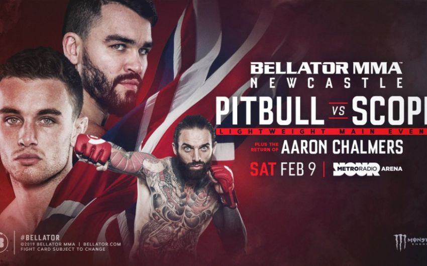 Файткард турнира Bellator Newcastle: Патрики Фрейре - Райан Скоуп