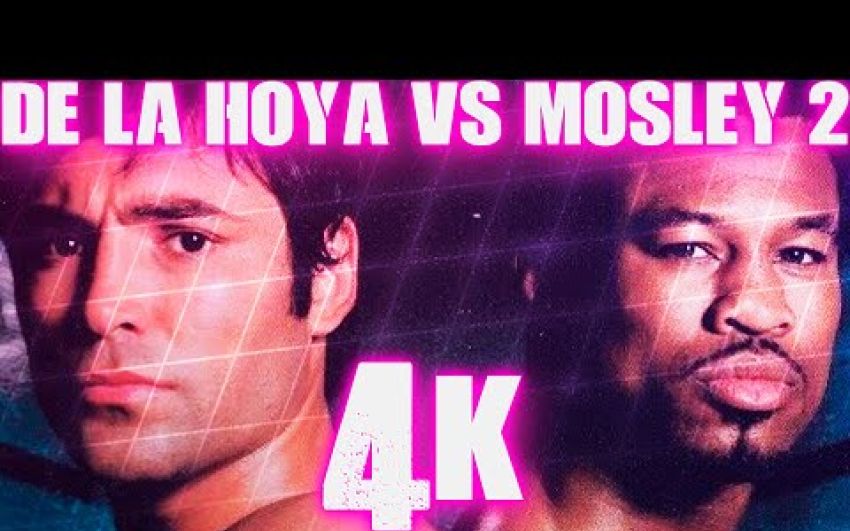 Яркие моменты боя Оскар Де Ла Хойя - Шейн Мосли 2 в 4K