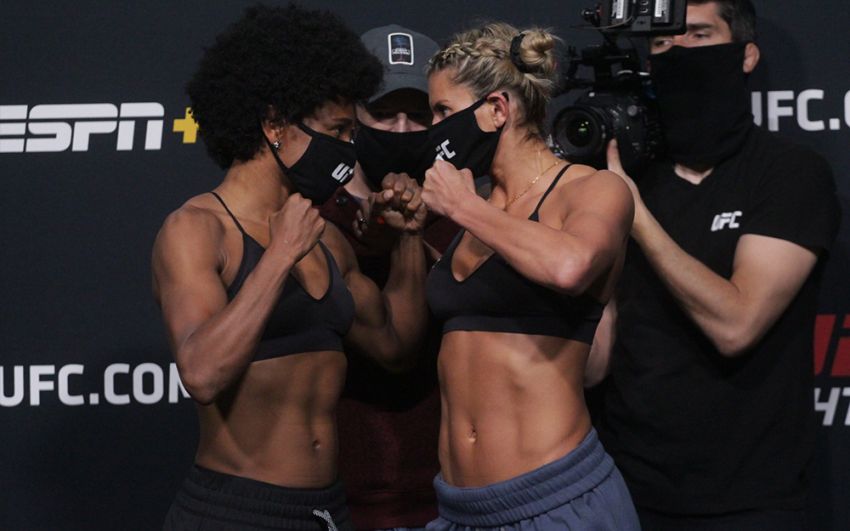 Видео боя Анджела Хилл - Эшли Йодер UFC Fight Night 187