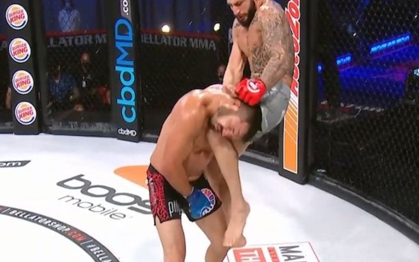 Видео боя Саба Хомаси - Бобби Воелкер Bellator 250