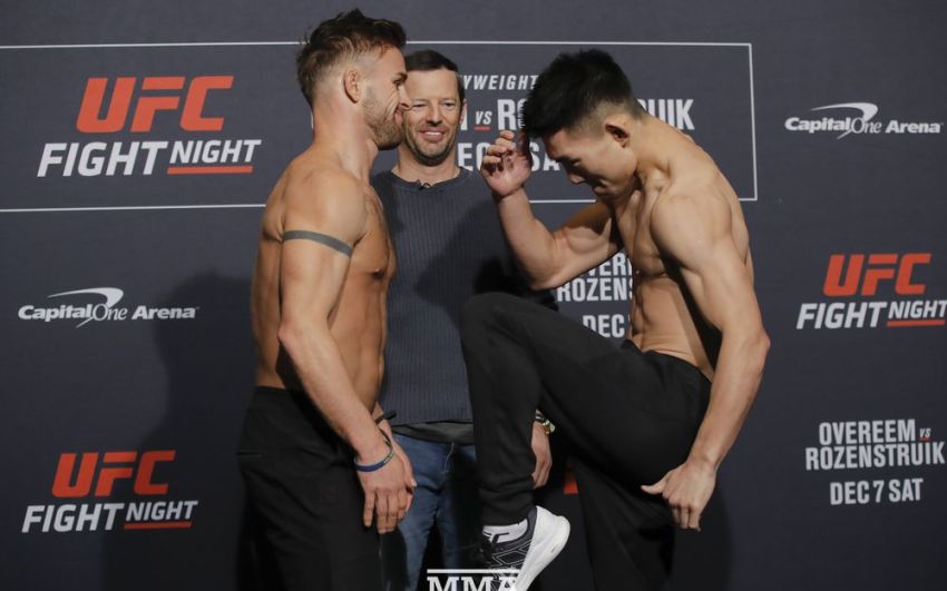 Видео боя Коди Стаманн - Сонг Ядонг UFC on ESPN 7