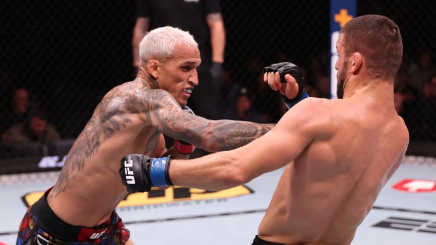 Чарльз Оливейра засабмитил Матеуша Гамрота во втором раунде на UFC FIght Night 261