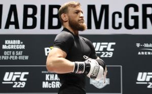 Фото открытой тренировки перед UFC 229