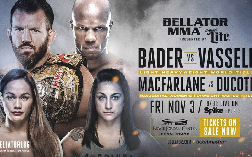 Результаты турнира Bellator 186