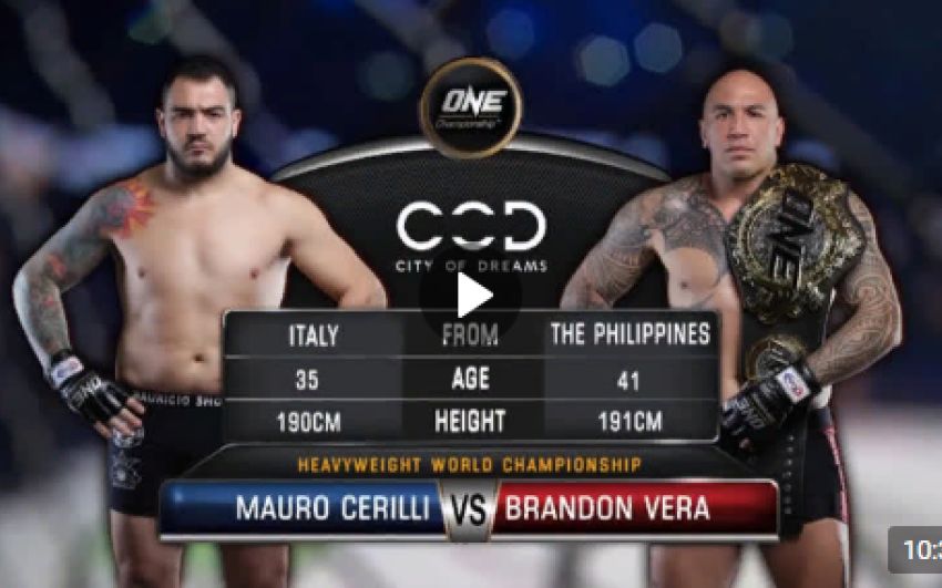 Видео боя Брендон Вера - Мауро Серилли One Championship: Conquest of Champions
